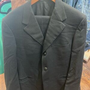 Gianni Versace Couture 1980s Men’s Wool Suit IT42